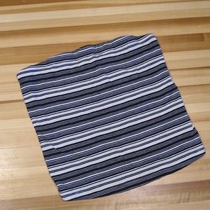 American Eagle Outfitters Striped Crop-Tube-Top Size Small
